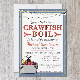 Invitación Graduación de la escuela del evento especial "Boil