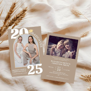 Invitación Graduación de la escuela secundaria Arch Photo Twi