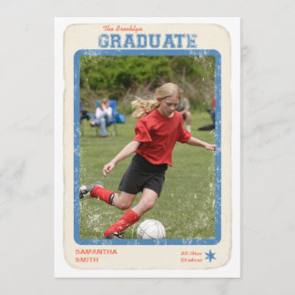 Invitación Graduación de la estrella de deportes