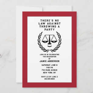 Invitación Graduación de la Facultad de Derecho
