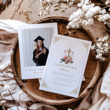 Graduación de la Facultad de Derecho Floral Rosa
