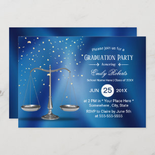 Invitación Graduación de la Facultad de Derecho Plata Escales