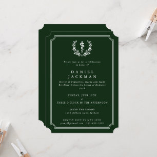 Invitación Graduación de la Facultad de Medicina de Asclepio 