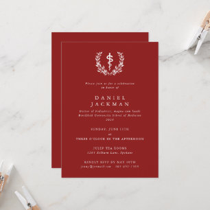 Invitación Graduación de la Facultad de Medicina de Asclepius