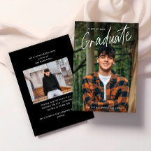 Graduación de la foto manuscrita del guión