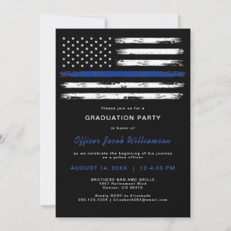 Invitación Graduación de la Oficina de Policía de la Línea Az