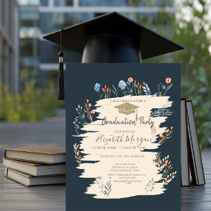 Invitación Graduación de la Pradera de Flores Silvestres de P