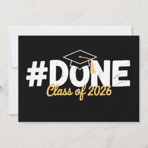 Invitación Graduación de la promoción de 2026 Hecho 26 Gradua
