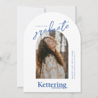 Invitación Graduación de la Universidad de Kettering