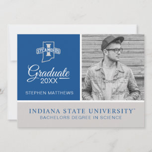 Invitación Graduación de la Universidad Estatal de Indiana