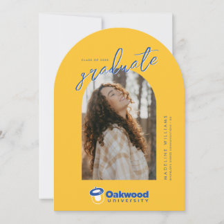 Invitación Graduación de la Universidad Oakwood