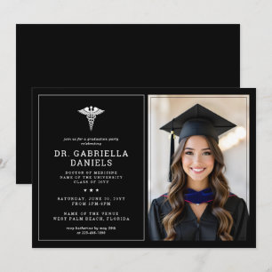 Invitación Graduación de médico titulado en facultad de medic