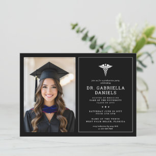 Invitación Graduación de médico titulado en facultad de medic