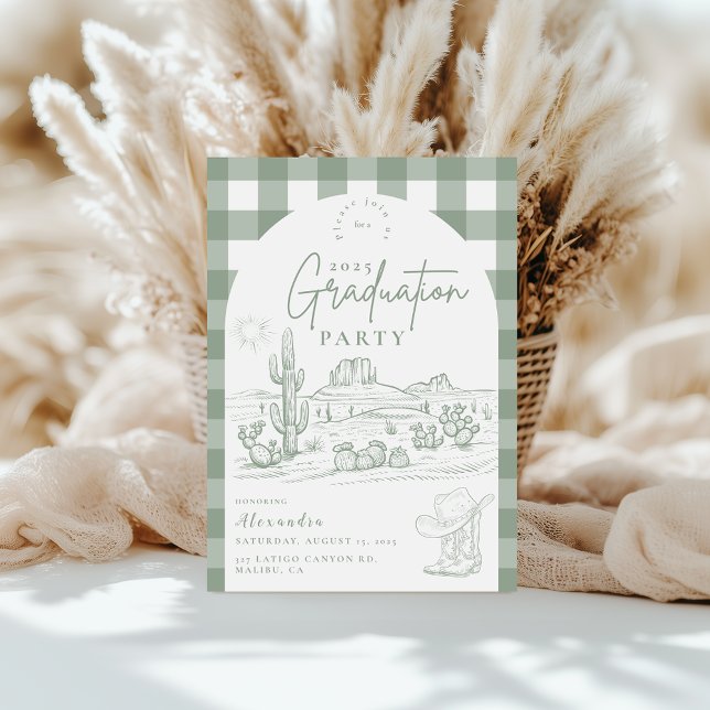 Invitación Graduación de Moda del Desierto Nova Occidental (Subido por el creador)