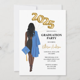 Invitación Graduación de mujeres afroamericanas en 2025