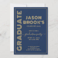 Graduación de oro azul de la marina