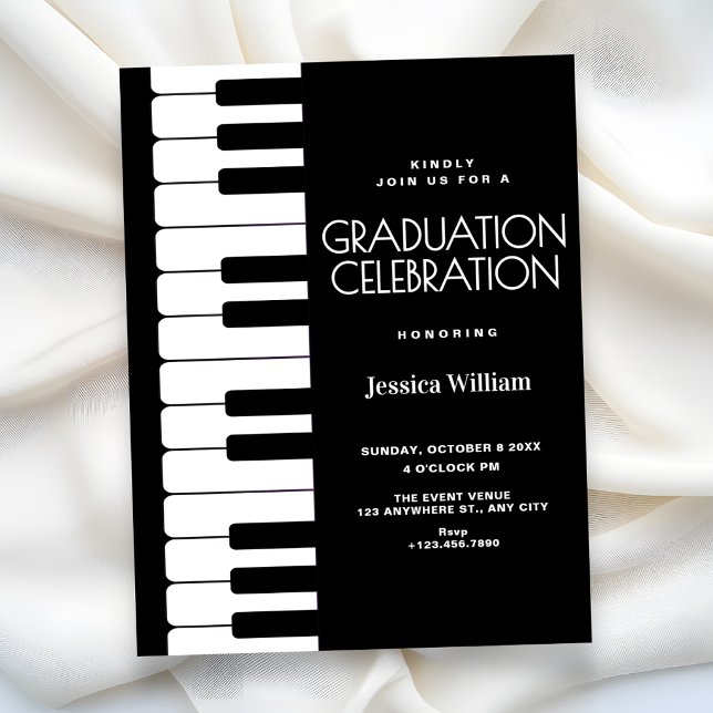 Invitación Graduación de piano  (Subido por el creador)