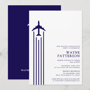 Invitación Graduación de Piloto de la Escuela de Aviación Min