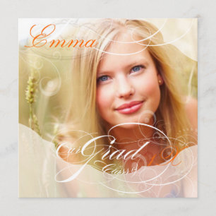 Invitación Graduación de PixDezines/Fotograma/color diy