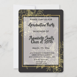 Invitación Graduación de Rosas de Oro