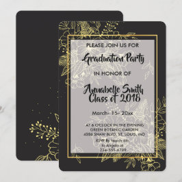 Invitación Graduación de Rosas de Oro