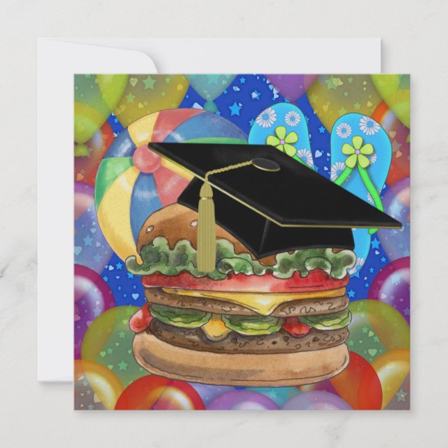 Invitación Graduación de salida / Fiesta - SRF (Anverso)