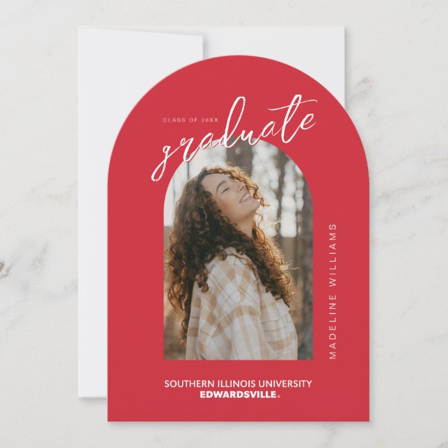 Invitación Graduación de SIUE (Anverso)