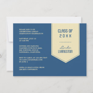 Invitación Graduación de tallo