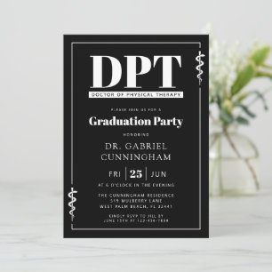 Invitación Graduación de Terapia Física Moderna DPT