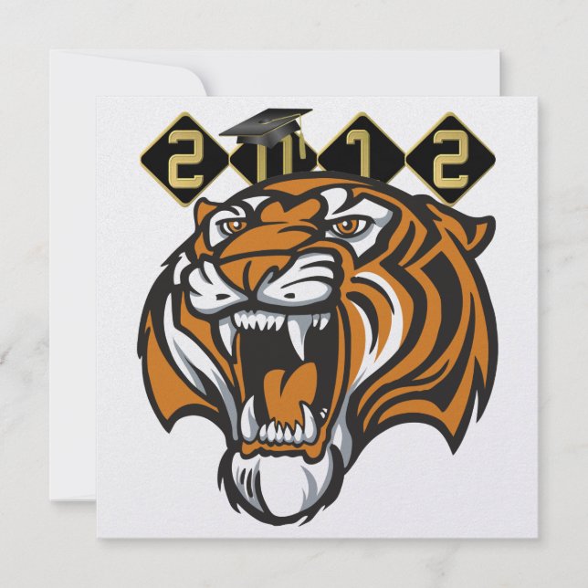 Invitación Graduación de tigres - SRF (Anverso)
