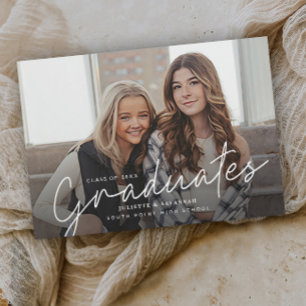 Invitación Graduación de varios graduados