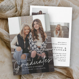 Invitación Graduación de varios graduados