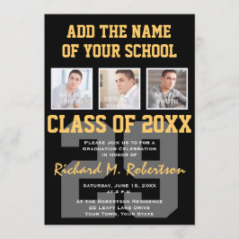 Invitación Graduación del equipo de atletas de secundaria