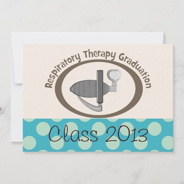 Invitación Graduación del Terapia Respiratoria Invita 2013 A (Anverso)