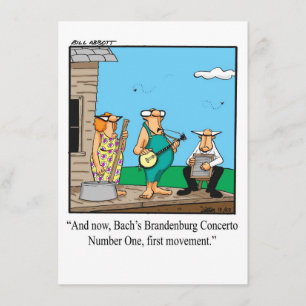 Invitación Graduación divertida en la escuela de música