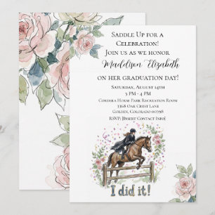 Invitación Graduación Ecuestre