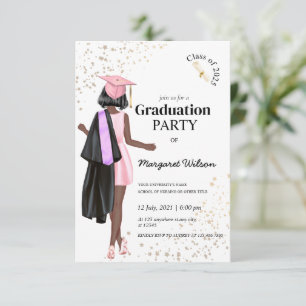 Invitación Graduación Editable de la Escuela de Comienzo