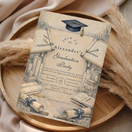 Invitación Graduación en Arquitectura Clásica