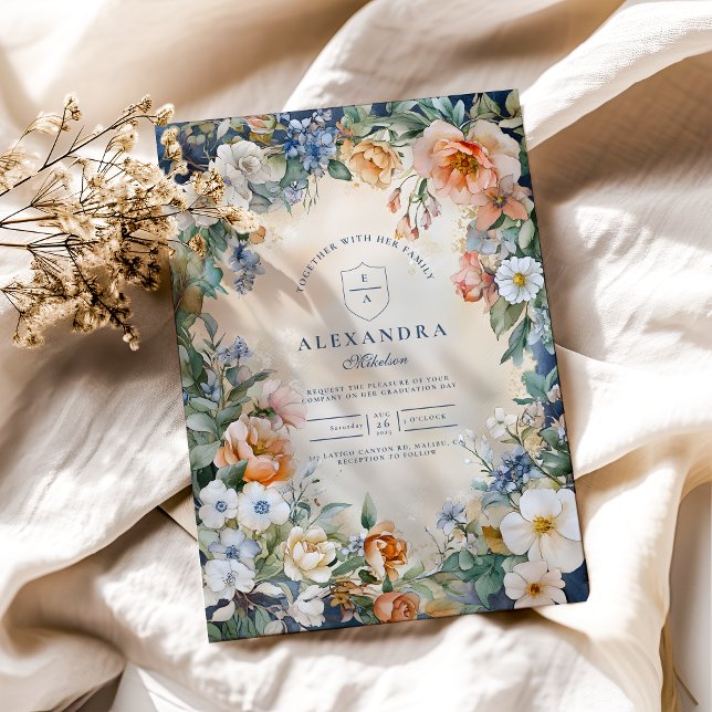 Invitación Graduación en el Jardín de la Marina de Flor Silve (Subido por el creador)