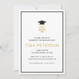 Invitación Graduación en Facultad de Derecho