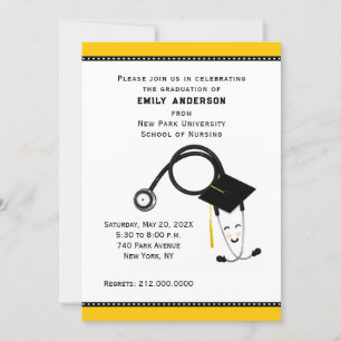 Invitación Graduación en la escuela de enfermería
