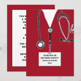 Invitación Graduación en la escuela de enfermería