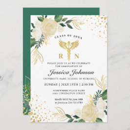 Invitación Graduación en la Escuela de Enfermería Floral de M