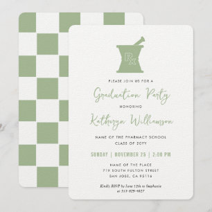 Invitación Graduación en la Escuela de Farmacia PharmD Modern