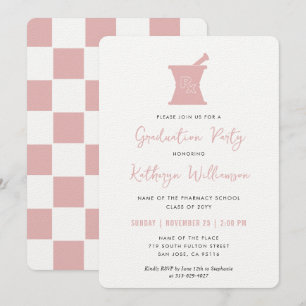Invitación Graduación en la Escuela de Farmacia PharmD Modern