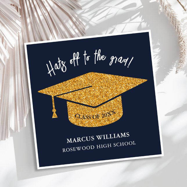 Invitación Graduación en la escuela secundaria azul de la Mar (Subido por el creador)