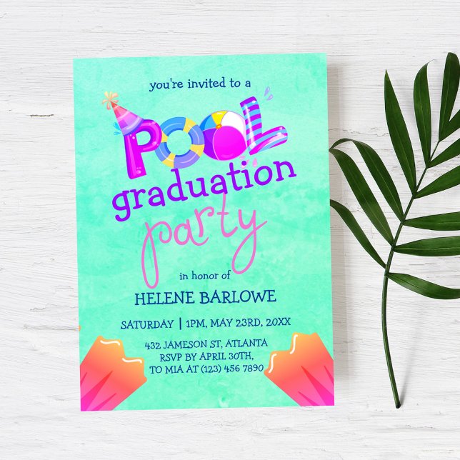 Invitación Graduación Escolar 2023 del Fiesta de grado de Poo (Subido por el creador)