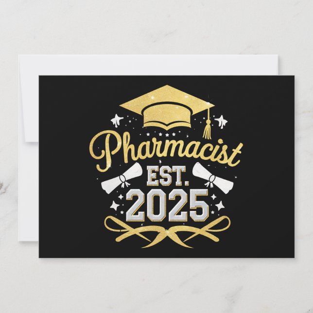 Invitación Graduación Farmacéutica Est 2025 (Anverso)