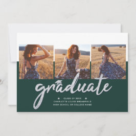 Invitación Graduación Fiesta de grado de Collage de fotos 202