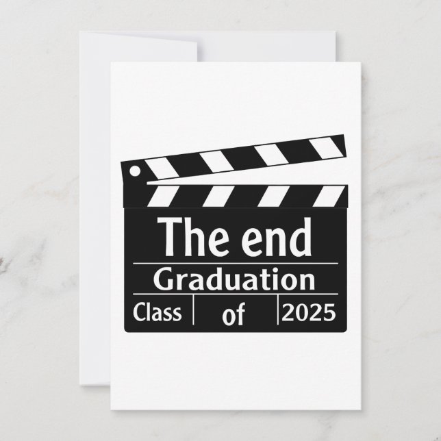 Invitación Graduación final de cine 2025 (Anverso)